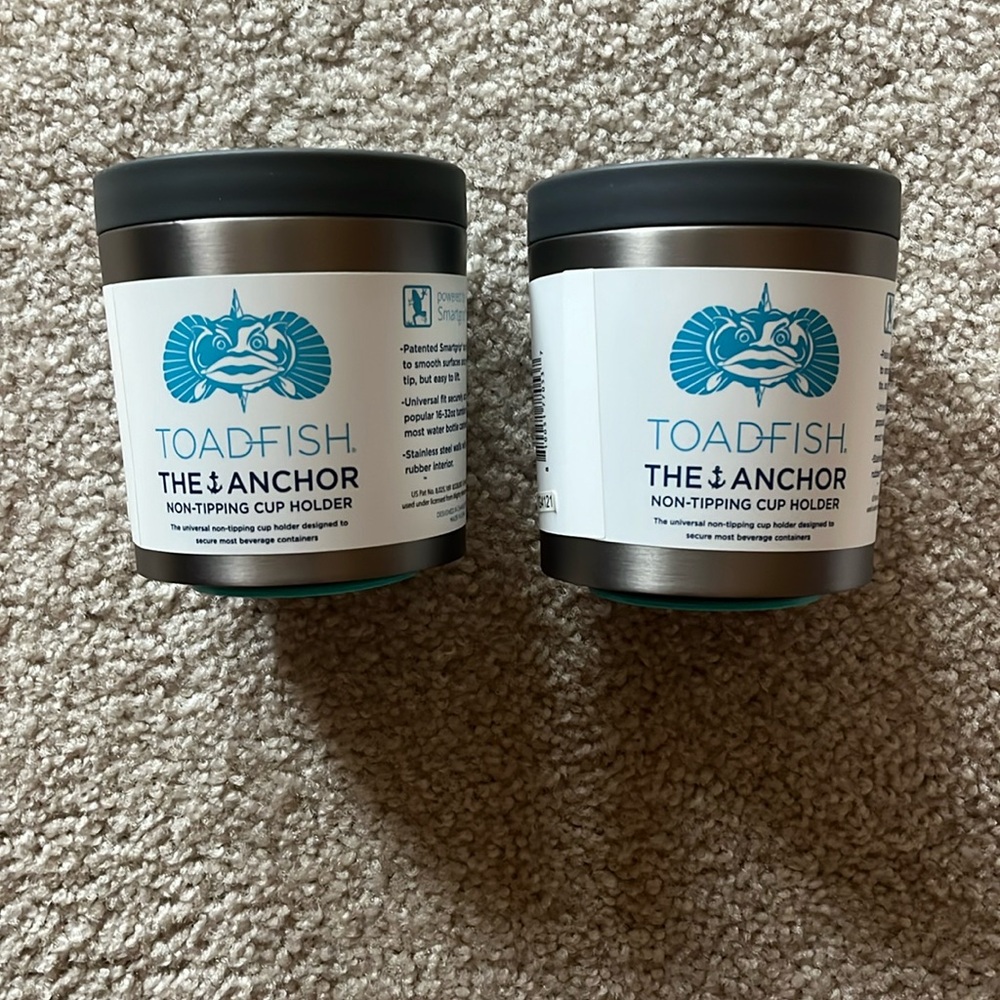 Toadfish Cup Holders two brand new. Perfect condition.